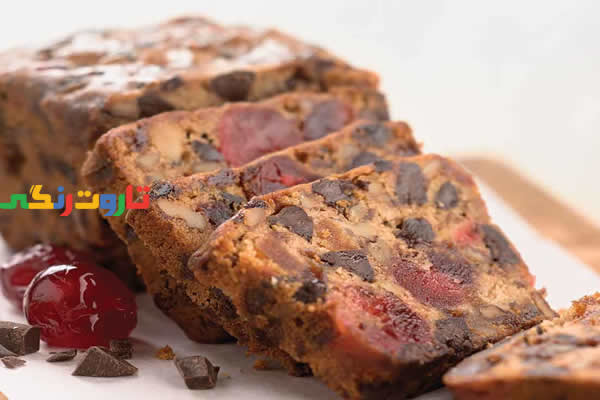 کیک میوه ای سریع و راحت