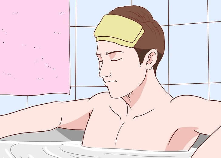 برای درمان سرماخوردگی حمام یا دوش آب داغ بگیرید.