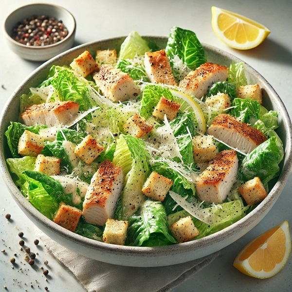 مواد لازم و طرز تهیه سالاد سزار