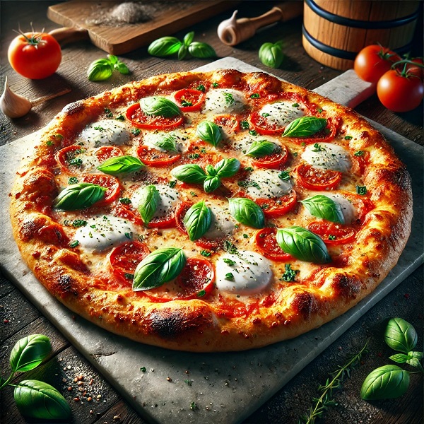 مواد لازم و طرز تهیه پیتزا مارگاریتا