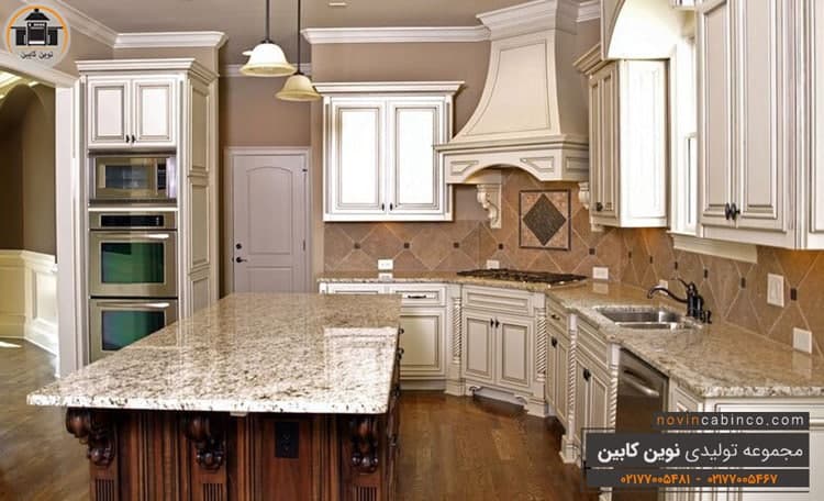 کابینت ممبران سفید صدفی