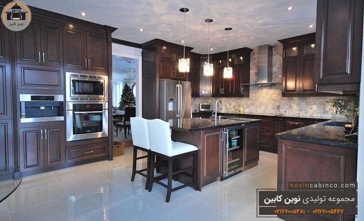 کابینت ممبران قهوه ای
