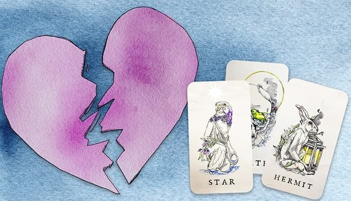 فال تاروت شکست عشقی (جدایی)