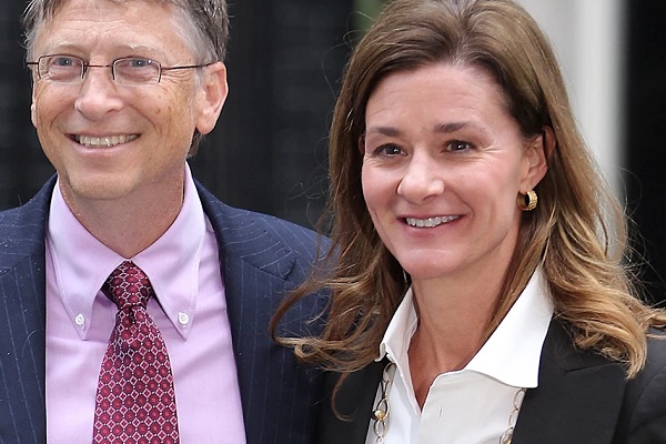 بیل گیتس و همسرش