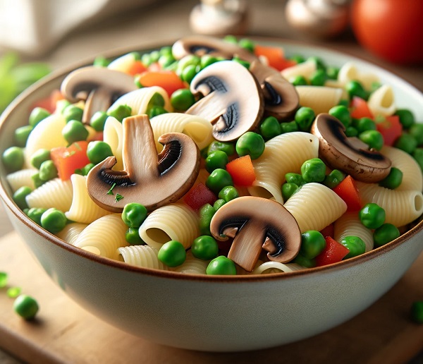 مواد لازم و طرز تهیه سالاد ماکارونی با قارچ مواد لازم و طرز تهیه سالاد ماکارونی با قارچ