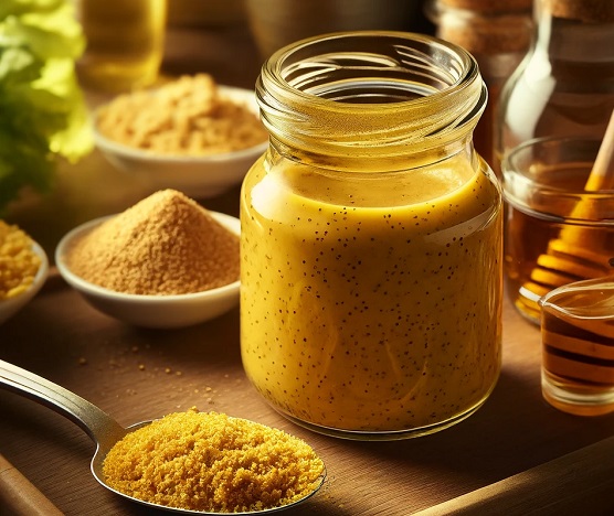 مواد لازم و طرز تهیه سس خردل خانگی با پودر خردل مواد لازم و طرز تهیه سس خردل خانگی با پودر خردل