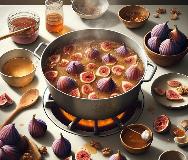 طرز تهیه مربای انجیر و گردو