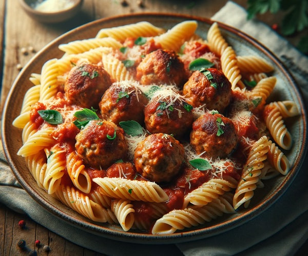 مواد لازم و طرز تهیه پاستا با کوفته ریزه بوقلمون مواد لازم و طرز تهیه پاستا با کوفته ریزه بوقلمون