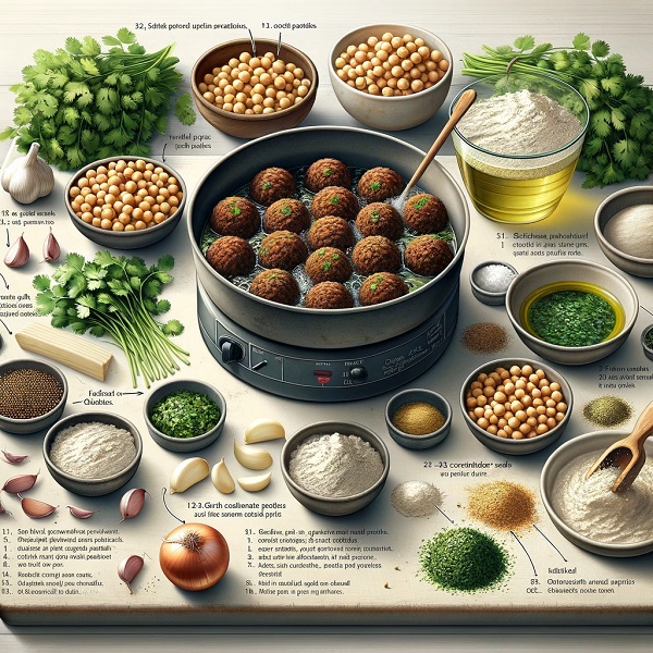 طرز تهیه فلافل اردنی