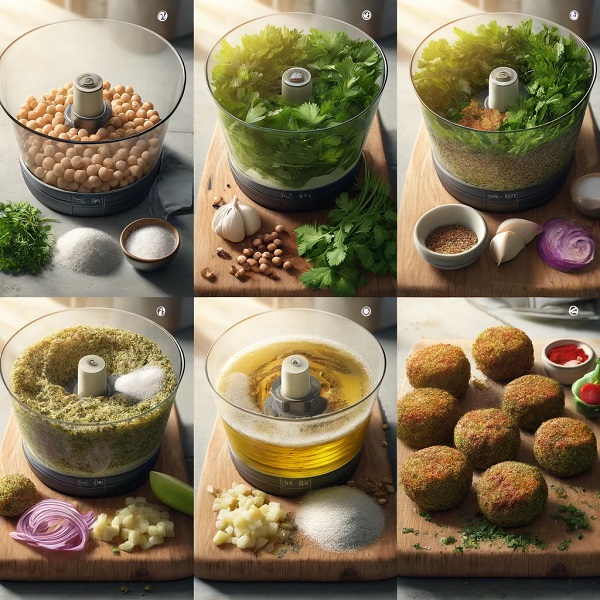طرز تهیه فلافل لبنانی روش اول