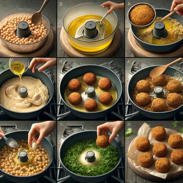 طرز تهیه فلافل گیاهی