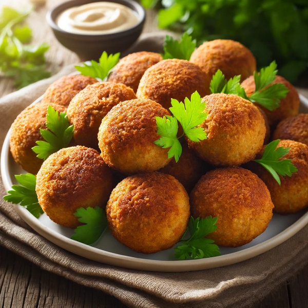 مواد لازم و طرز تهیه فلافل با نخود پخته مواد لازم و طرز تهیه فلافل با نخود پخته