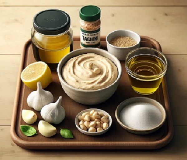 مواد لازم سس ارده روش دوم