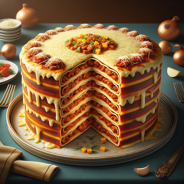 مواد لازم و طرز تهیه کیک لازانیا مواد لازم و طرز تهیه کیک لازانیا