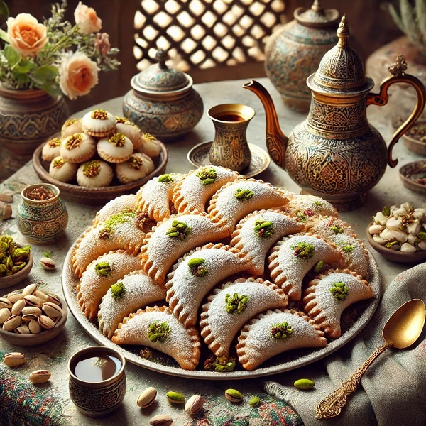 مواد لازم و طرز تهیه شیرینی قطاب