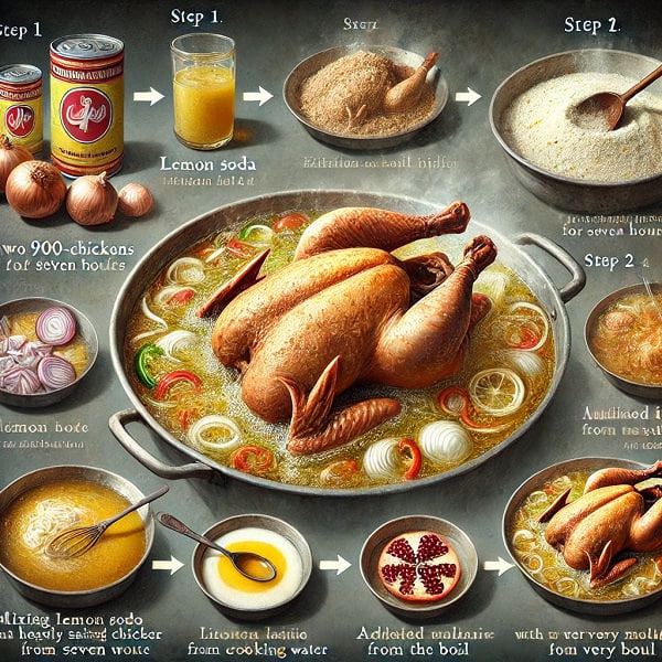 طرز تهیه اکبر جوجه اصل گنابادی