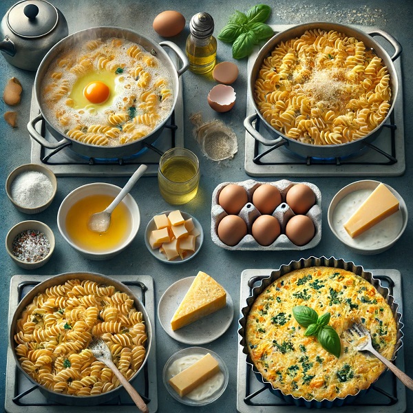 طرز تهیه فریتاتای پاستا با پنیر