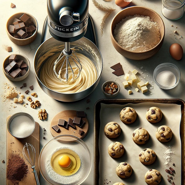 طرز تهیه کوکی دابل چاکلت گردویی