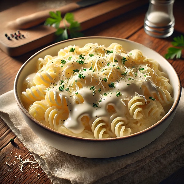 مواد لازم و طرز تهیه پاستا با شیر مواد لازم و طرز تهیه پاستا با شیر
