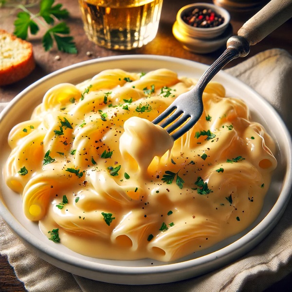 مواد لازم و طرز تهیه پاستا پنیری