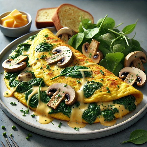 مواد لازم و طرز تهیه املت اسفناج و قارچ پنیری مواد لازم و طرز تهیه املت اسفناج و قارچ پنیری