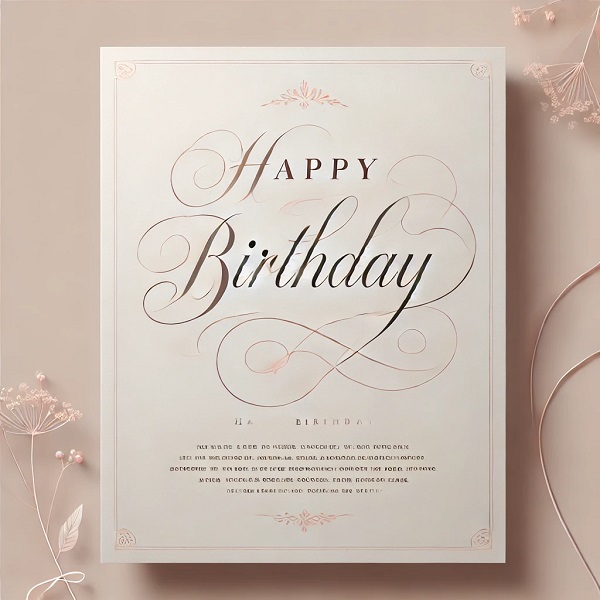 تبریک تولد رسمی