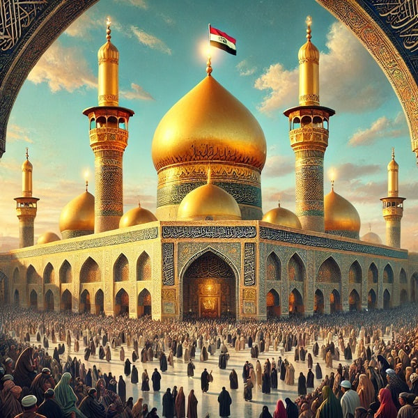 تبریک دوستانه بازگشت از کربلا