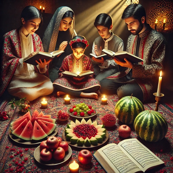 تبریک دوستانه شب یلدا