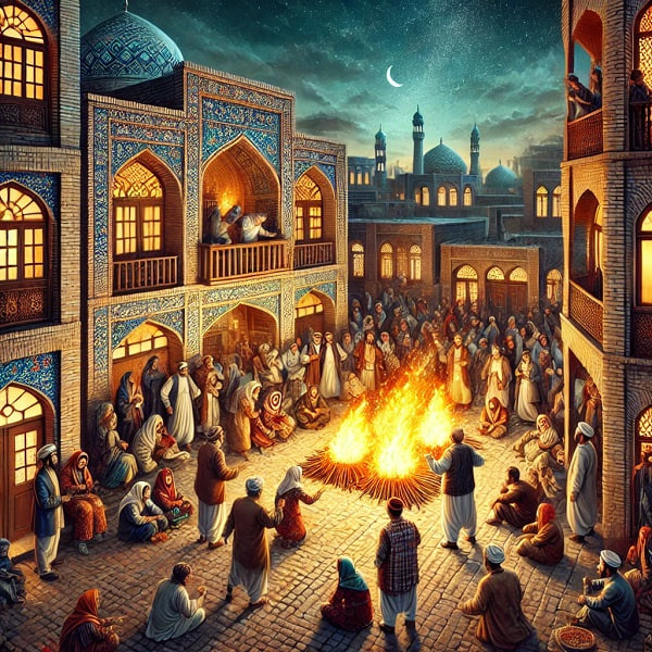 تبریک صمیمی چهارشنبه سوری
