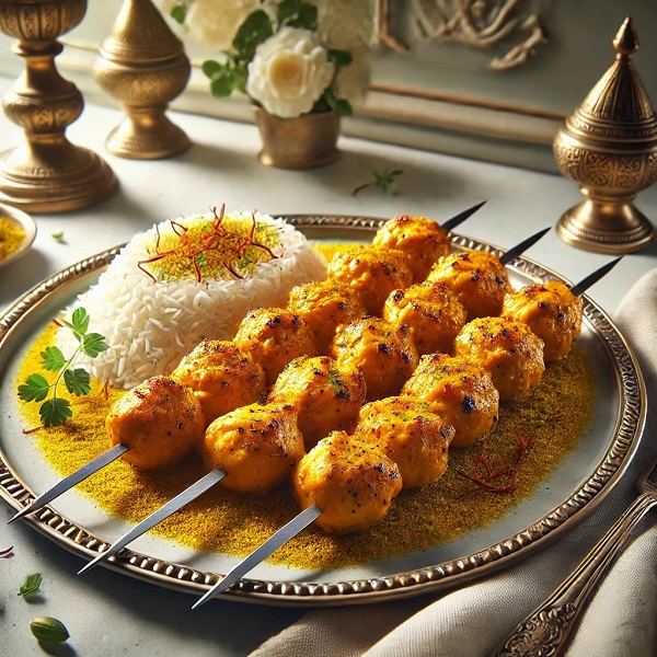 مواد لازم و طرز تهیه جوجه کباب زعفرانی خانگی مواد لازم و طرز تهیه جوجه کباب زعفرانی خانگی