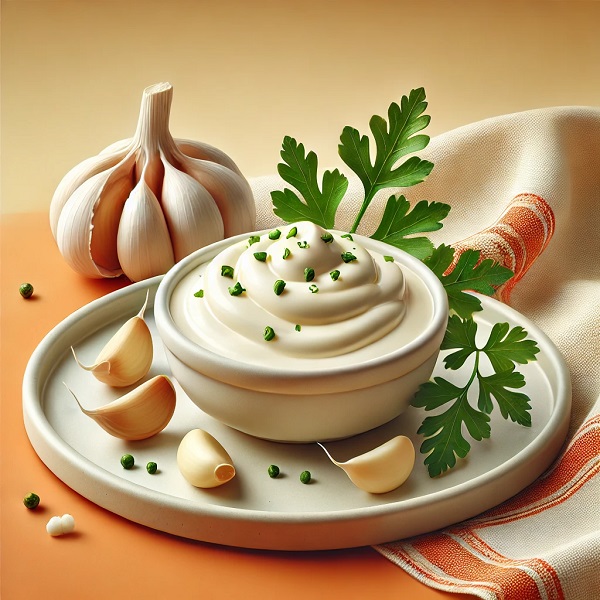 مواد لازم و طرز تهیه سس سیر مواد لازم و طرز تهیه سس سیر