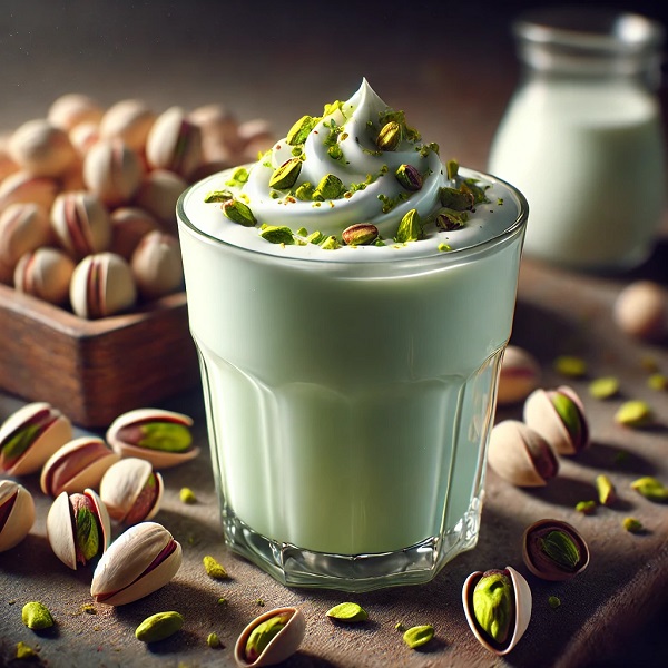 مواد لازم و طرز تهیه شیر پسته