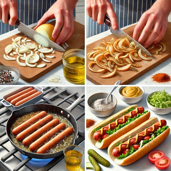 طرز تهیه هات داگ ساده