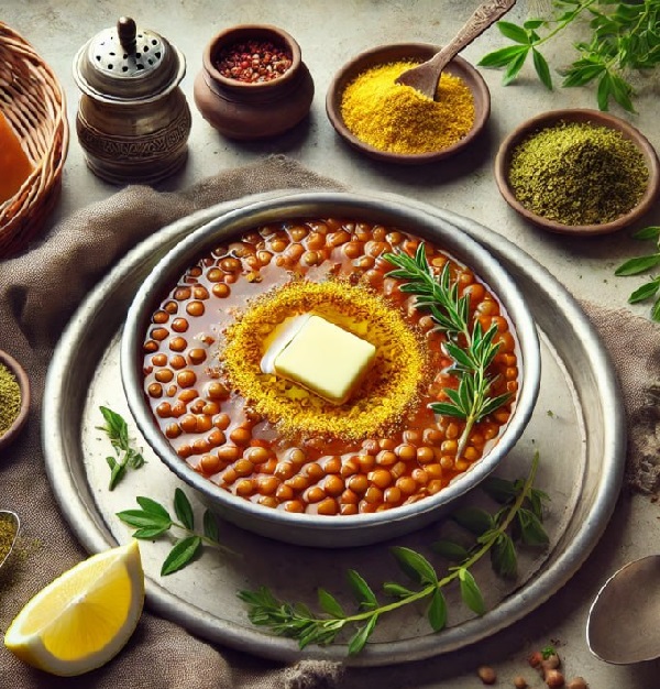 مواد لازم و طرز تهیه عدسی قهوه خانه ای