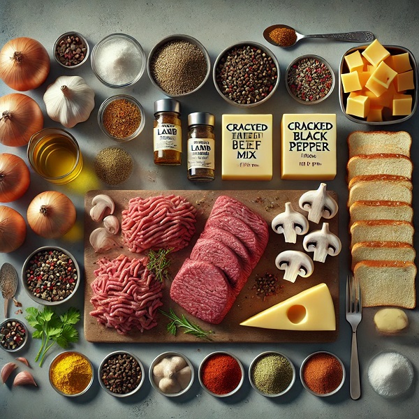 مواد لازم اسنک گوشت