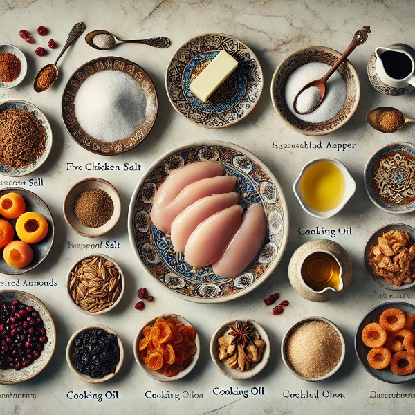 مواد لازم ته چین مرغ مجلسی
