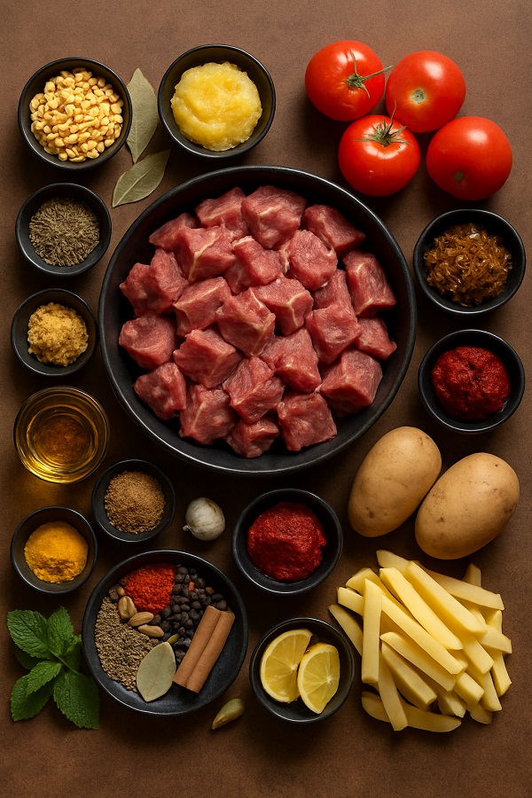 مواد لازم خورشت قیمه مجلسی