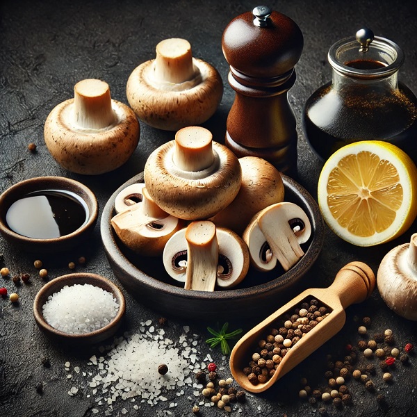 مواد لازم قارچ گریل