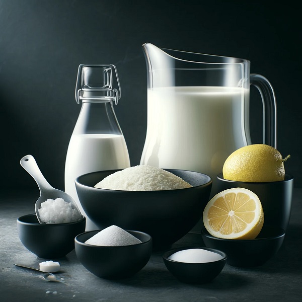 مواد لازم پنیر ریکوتا