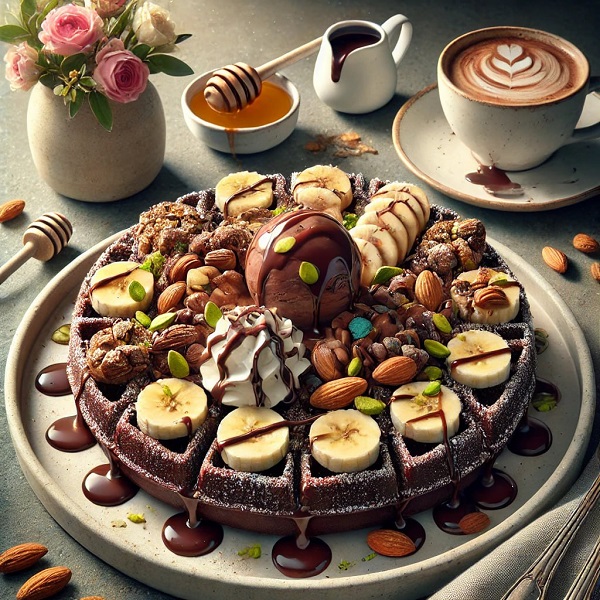 وافل شکلاتی