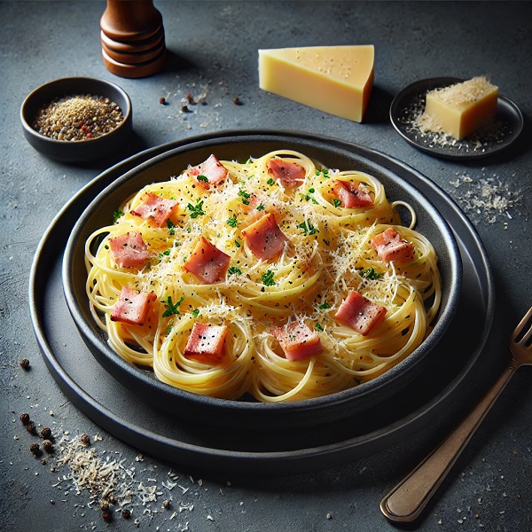 مواد لازم و طرز تهیه پاستا کاربونارا ایتالیایی مواد لازم و طرز تهیه پاستا کاربونارا ایتالیایی