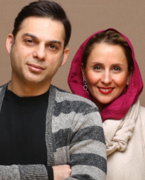پیمان معادی و همسرش