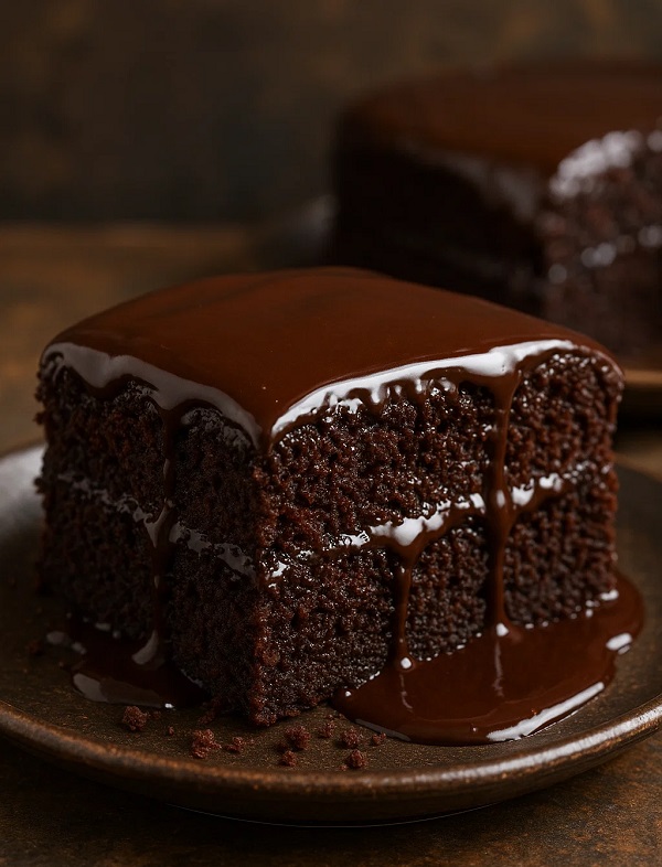 کیک شکلاتی خیس