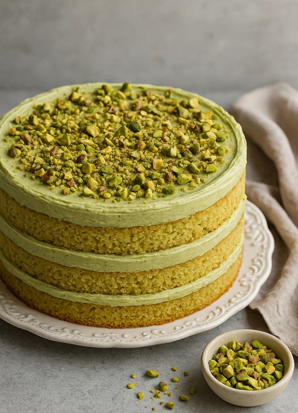 مواد لازم و طرز تهیه کیک پسته مواد لازم و طرز تهیه کیک پسته