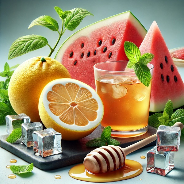 مواد لازم لیموناد هندوانه