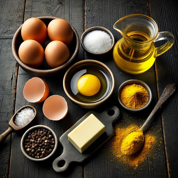 مواد لازم برای نیمرو