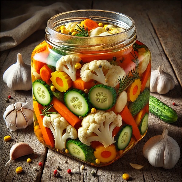 مواد لازم و طرز تهیه ترشی مخلوط