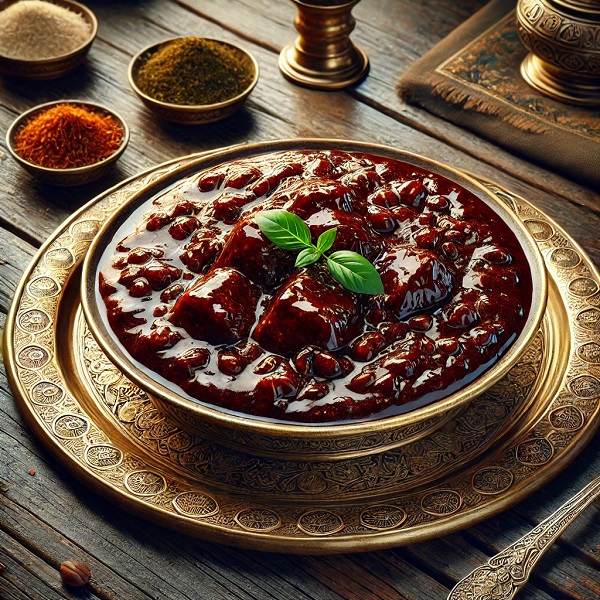 مواد لازم و طرز تهیه خورشت فسنجان با مغز پسته مواد لازم و طرز تهیه خورشت فسنجان با مغز پسته