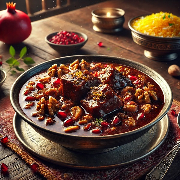 مواد لازم و طرز تهیه خورشت فسنجان با کنجد مواد لازم و طرز تهیه خورشت فسنجان با کنجد