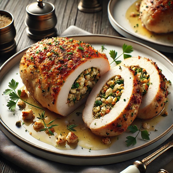 مواد لازم و طرز تهیه سینه مرغ شکم پر ویژه مواد لازم و طرز تهیه سینه مرغ شکم پر ویژه